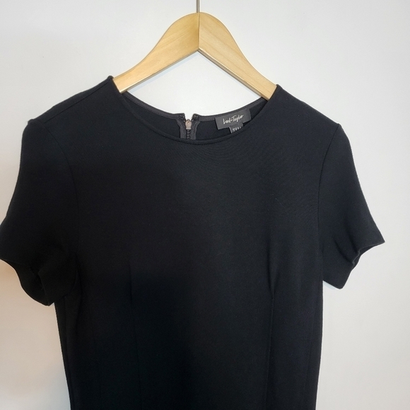 Lord & Taylor Simple Black Dress Size S - Picture 2 of 9